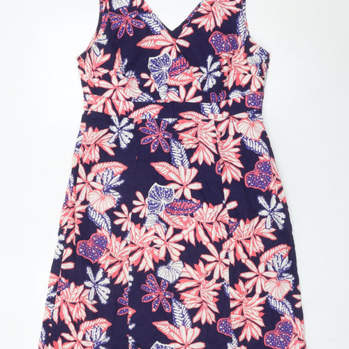 Maine New England Womens Multicoloured Floral Shift Dress Size 12