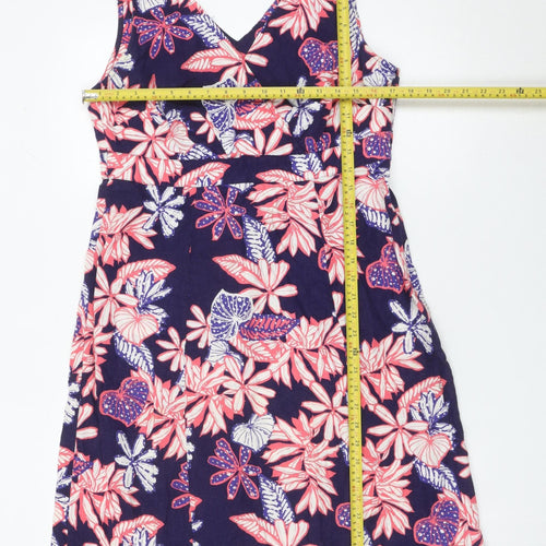Maine New England Womens Multicoloured Floral Shift Dress Size 12