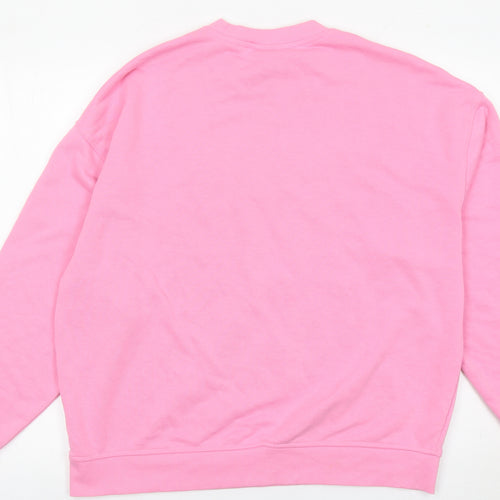 Nirvana Womens Pink Graphic Pullover Sweatshirt Size 10/12 UK