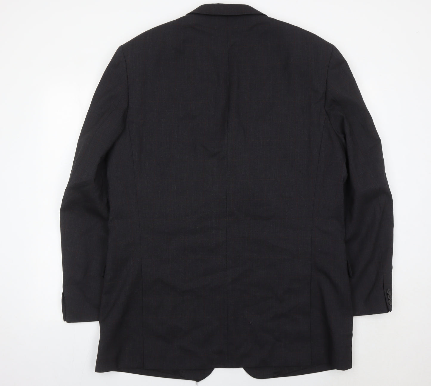 Falabella Men's Grey with Red Wool Blazer Jacket Size 40 Regular Fit
