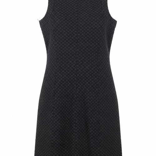 Next Women’s Black Geometric Sheath Dress Size 8 Sleeveless