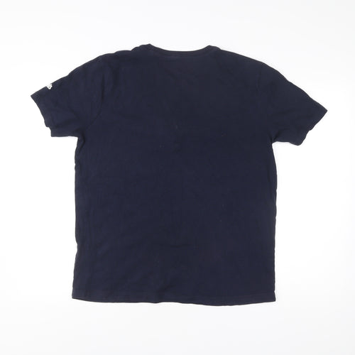 Penguin Men’s Blue Graphic Logo T-Shirt Size M Cotton Blend
