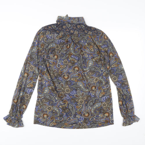 Mango Suit Womens Multicoloured Paisley Blouse Size 12 Tunic Style