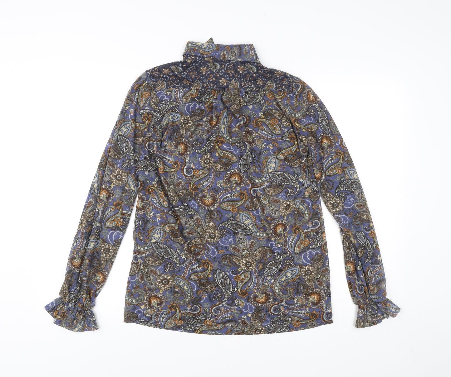 Mango Suit Womens Multicoloured Paisley Blouse Size 12 Tunic Style