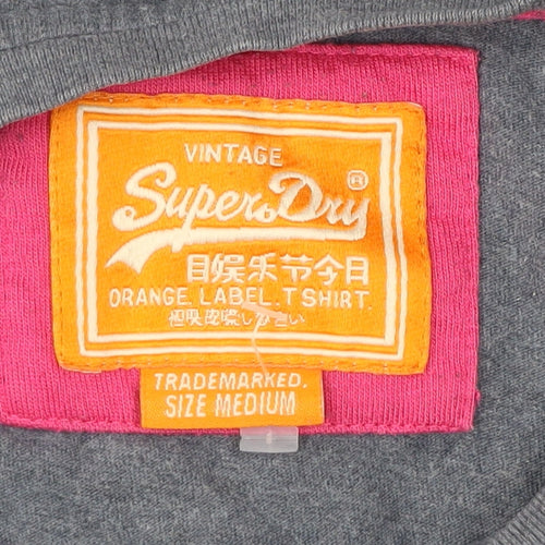 Superdry Men’s Blue Medium Classic Cotton Crew Neck T-Shirt