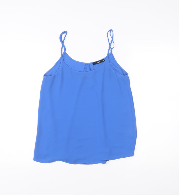 Oasis Womens Blue Size 10 Camisole Tank Top Spaghetti Straps