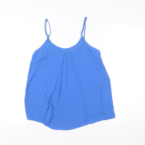 Oasis Womens Blue Size 10 Camisole Tank Top Spaghetti Straps