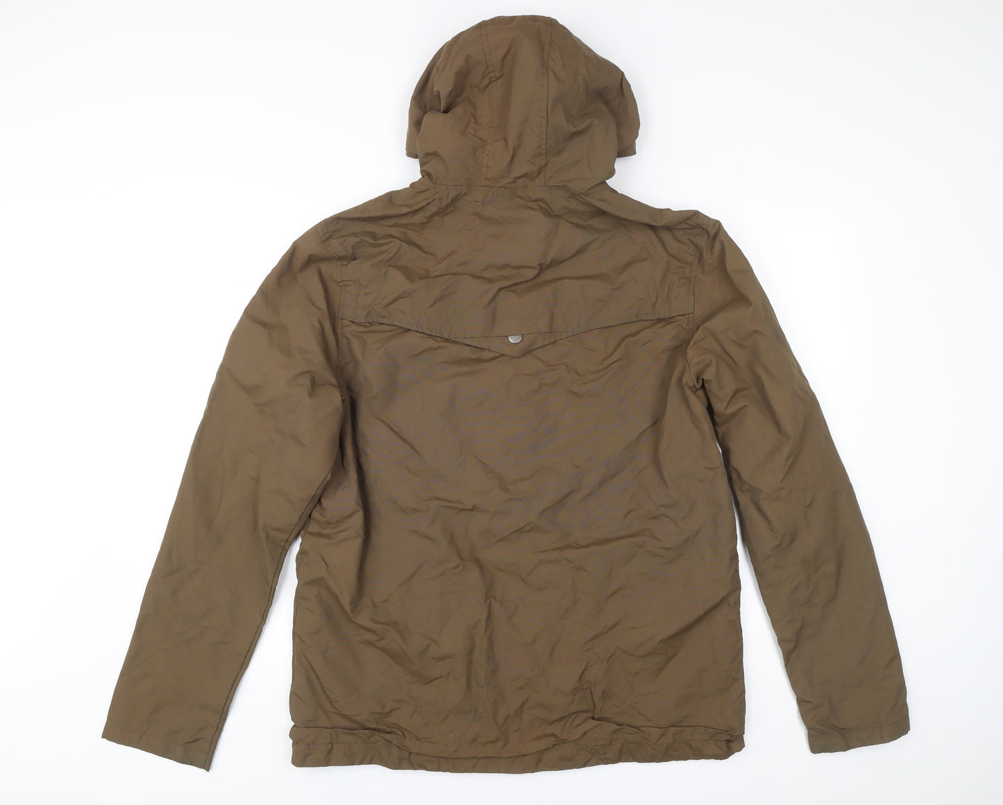 Threadbare Men’s Brown Parka Jacket M Hooded Casual Outerwear