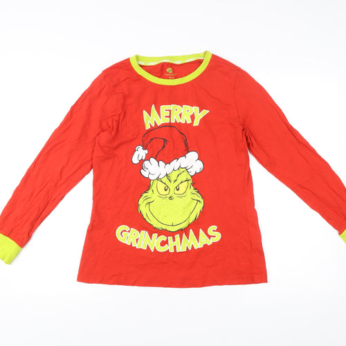 The Grinch Women’s Red 10-12 Christmas Long Sleeve Nightshirt
