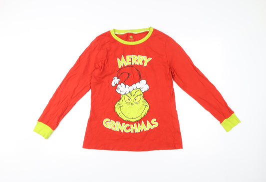 The Grinch Women’s Red 10-12 Christmas Long Sleeve Nightshirt