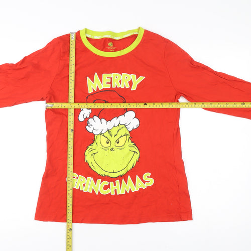 The Grinch Women’s Red 10-12 Christmas Long Sleeve Nightshirt