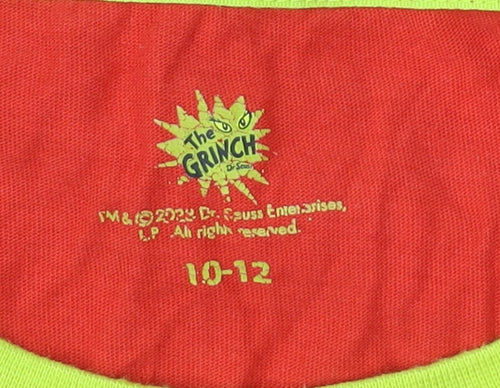 The Grinch Women’s Red 10-12 Christmas Long Sleeve Nightshirt