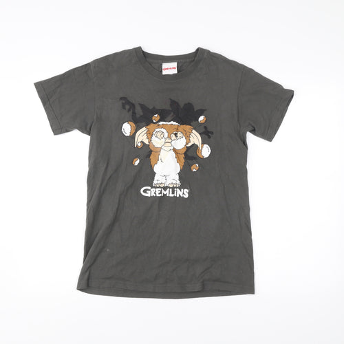 Gremlins Men's Black Cotton Graphic T-Shirt Size S Gizmo