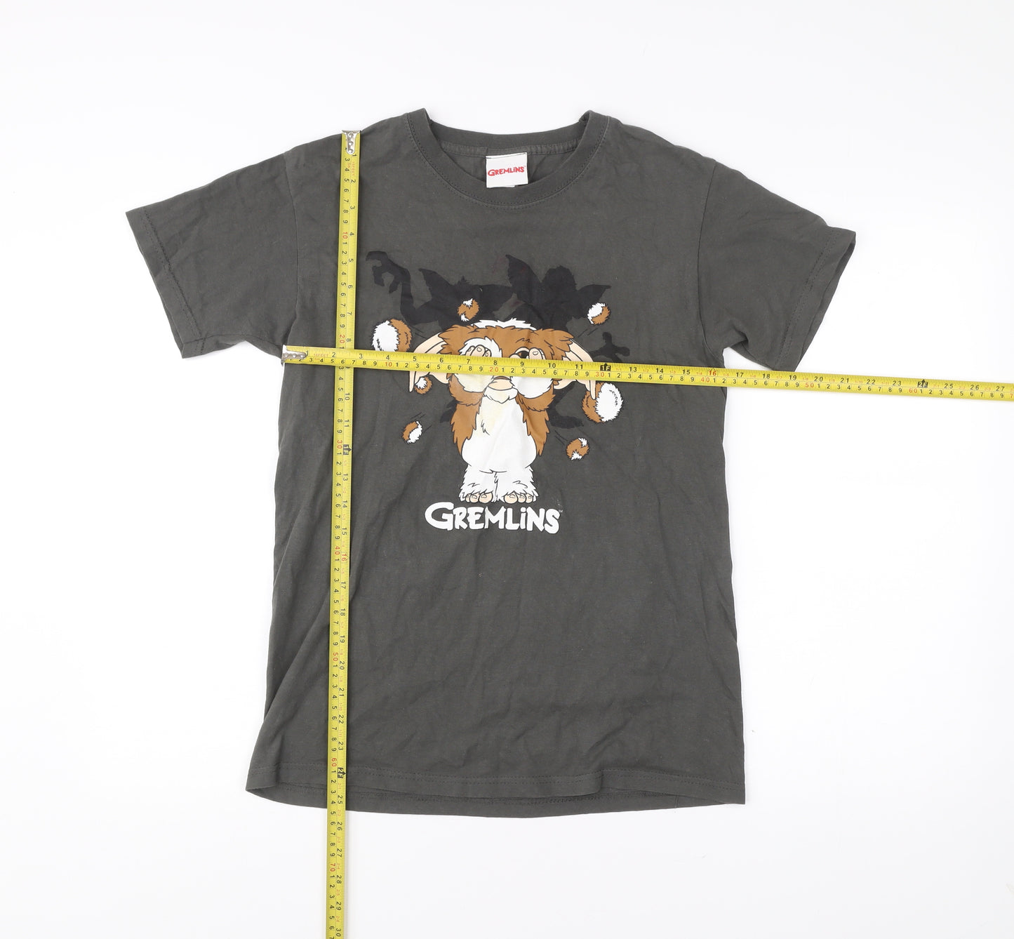 Gremlins Men's Black Cotton Graphic T-Shirt Size S Gizmo