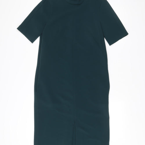Marks and Spencer Women’s Green Midi Sheath Dress Size 8