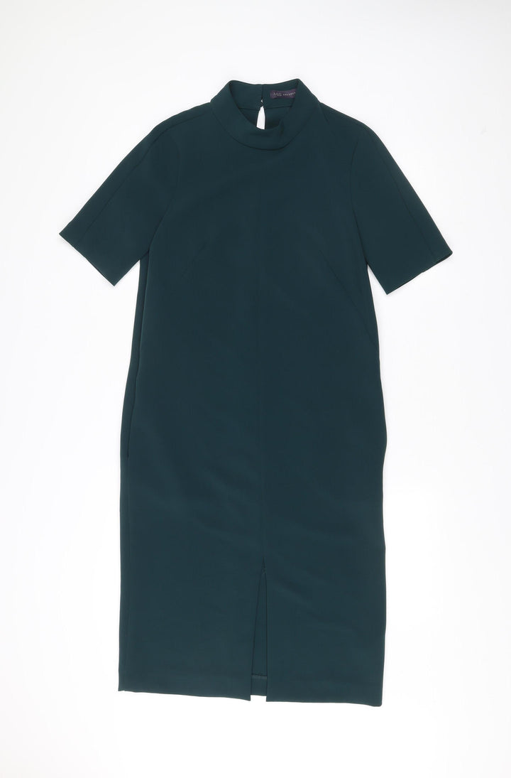 Marks and Spencer Women’s Green Midi Sheath Dress Size 8