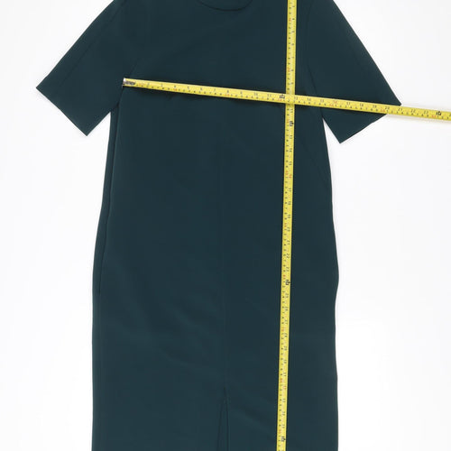 Marks and Spencer Women’s Green Midi Sheath Dress Size 8
