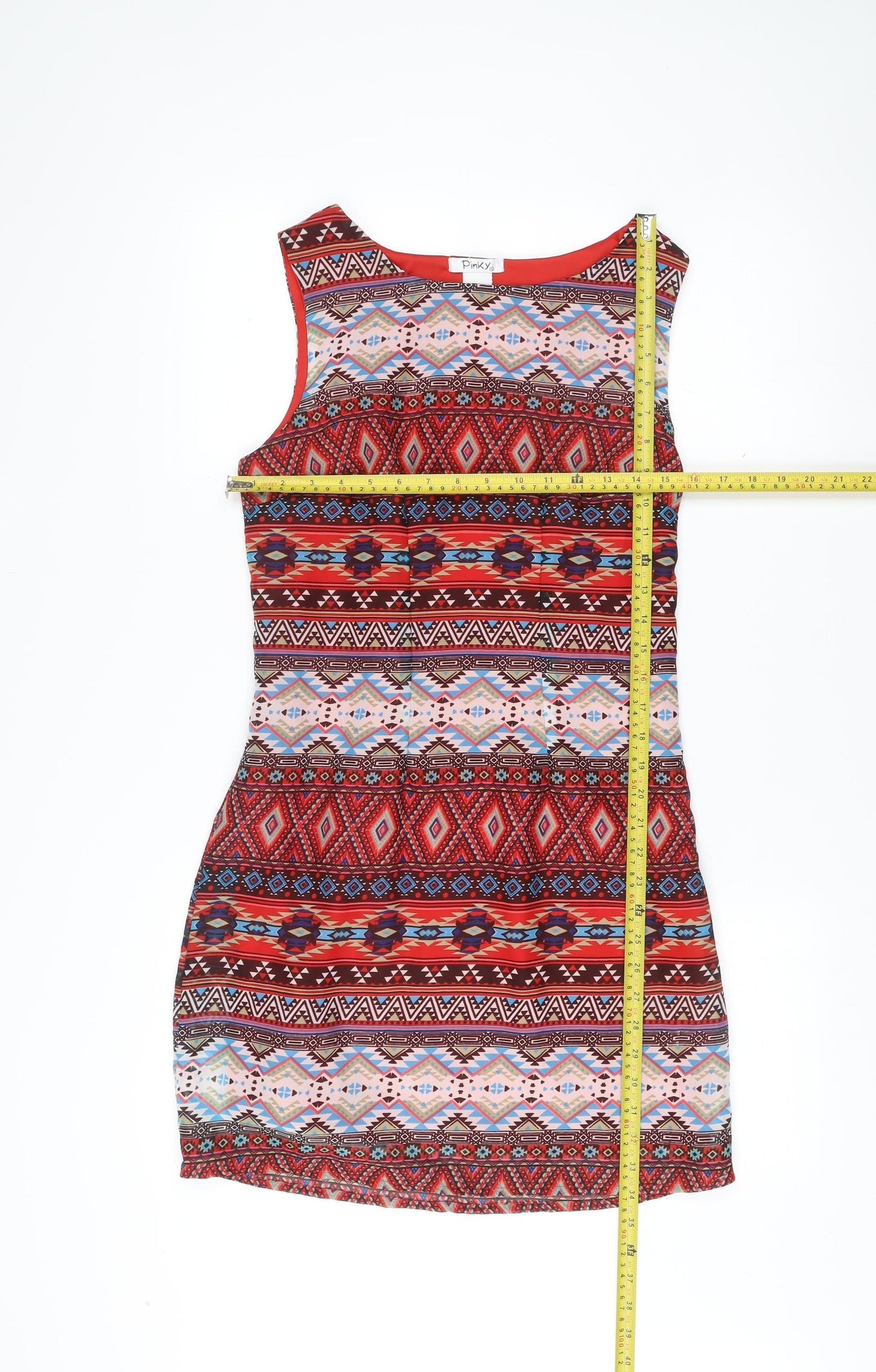 Pinky Womens Multicoloured M Bodycon Sleeveless Short Dress