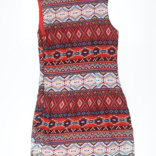 Pinky Womens Multicoloured M Bodycon Sleeveless Short Dress