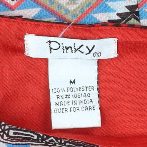 Pinky Womens Multicoloured M Bodycon Sleeveless Short Dress