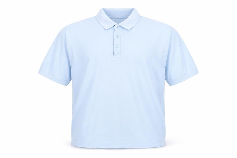 Dino Bazzi Men’s Blue Polo Shirt M Short Sleeve Collared Casual