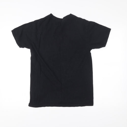 The Poster List Men's Black S Crew Neck Graphic Pocket T-Shirt
