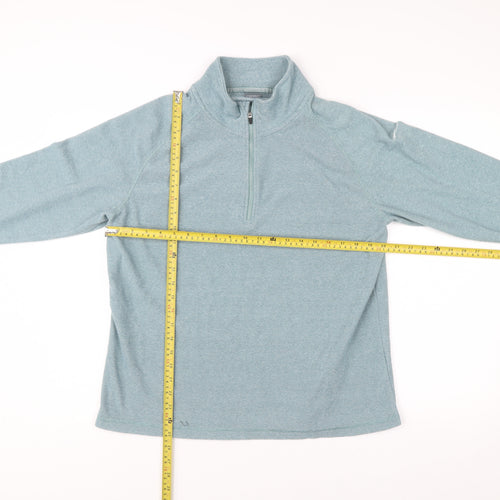 Trespass Men’s Blue 2XL Pullover Sweatshirt High Neck Half Zip