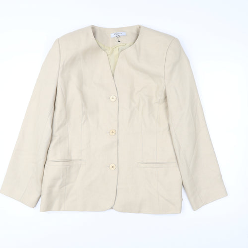 Classics First Avenue Women’s Beige Size 16 Suit Jacket Blazer