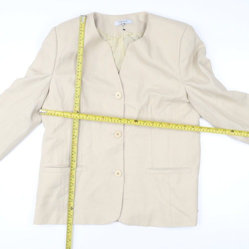Classics First Avenue Women’s Beige Size 16 Suit Jacket Blazer