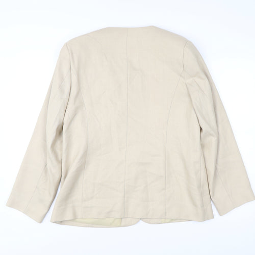 Classics First Avenue Women’s Beige Size 16 Suit Jacket Blazer