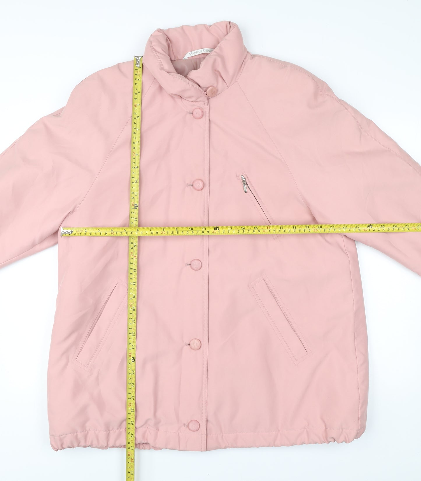 Marks and Spencer Women’s Pink Size 14 Puffer Coat Jacket