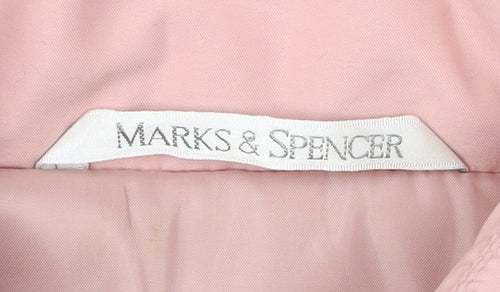 Marks and Spencer Women’s Pink Size 14 Puffer Coat Jacket