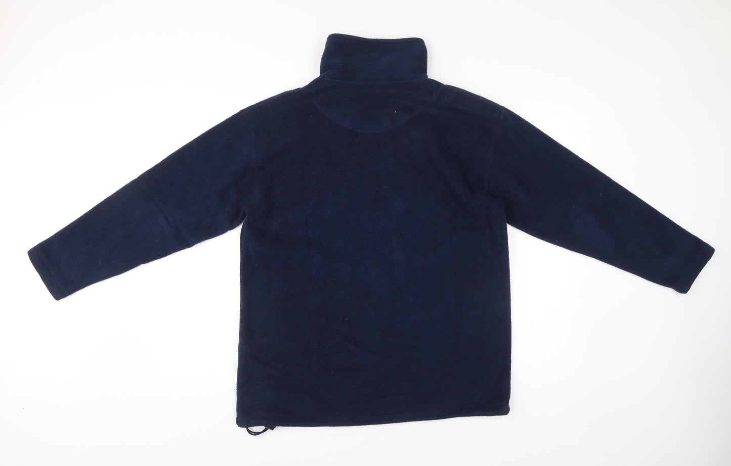 Authentic Sports Womens Blue Size 10 Fleece 1/2 Zip Pullover Sweatshirt