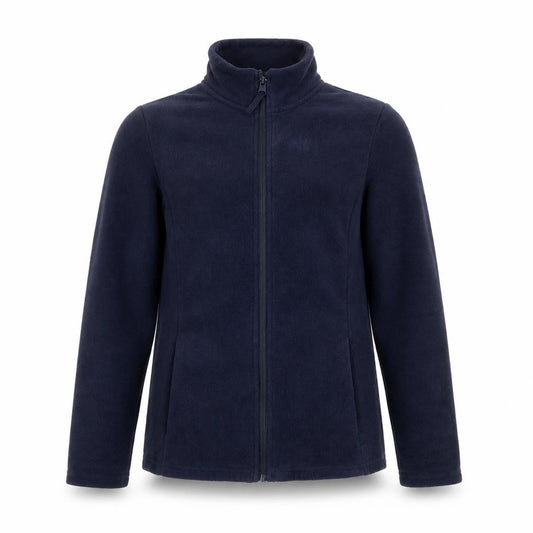 Front view of Dunnes Men's Blue Small Fleece Full Zip Jacket