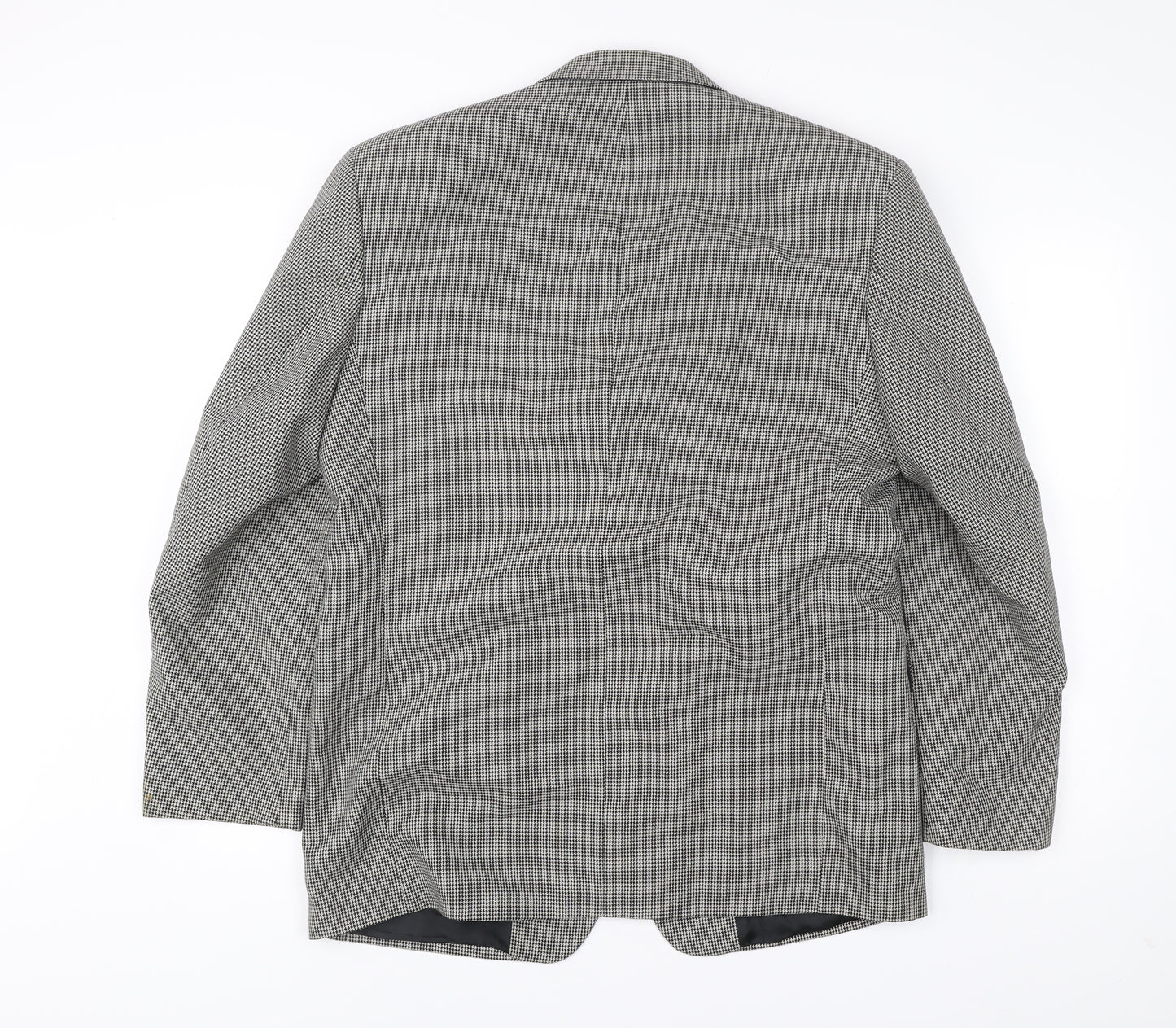 Principles Men's Black & White Check Wool Blend Blazer Jacket 40R