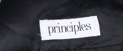 Principles Men's Black & White Check Wool Blend Blazer Jacket 40R