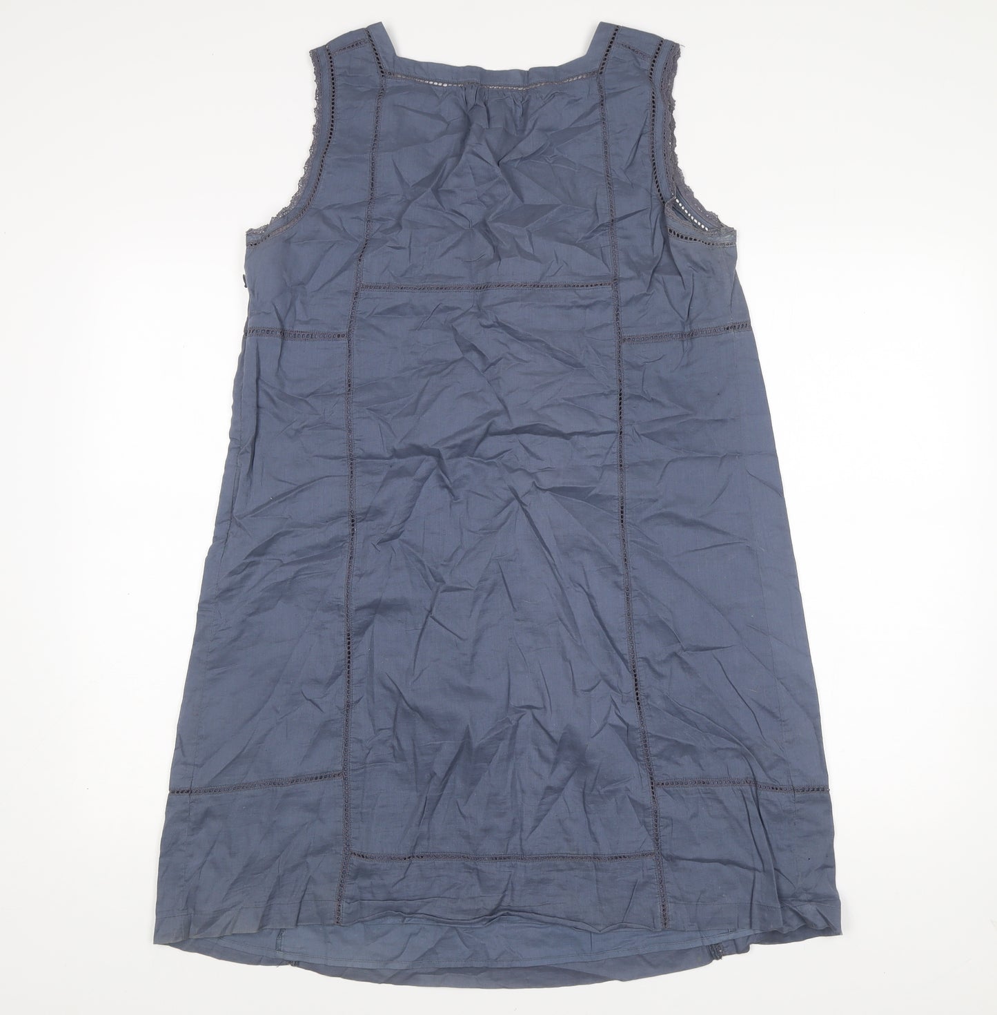 Gap Maternity Women’s Blue Cotton Shift Dress Size M Knee Length