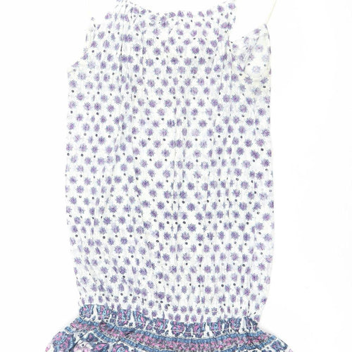 Look Womens Multicoloured Floral Camisole Blouse Size 10 Summer