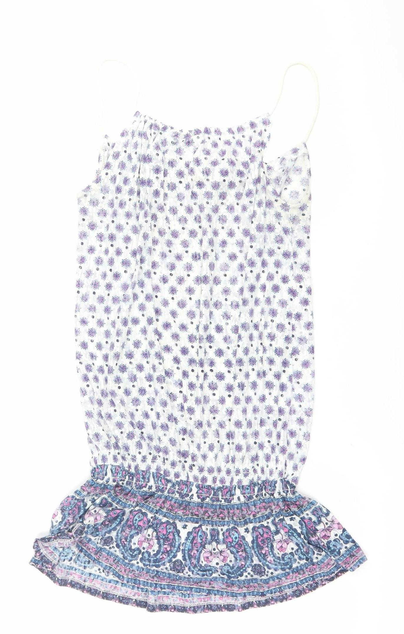 Look Womens Multicoloured Floral Camisole Blouse Size 10 Summer