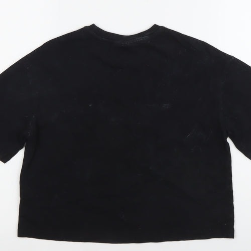 Marks and Spencer Teens Black Cotton Kansas City Chiefs T-Shirt Size 10