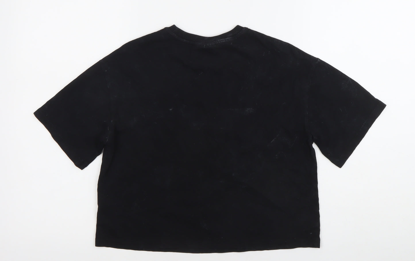 Marks and Spencer Teens Black Cotton Kansas City Chiefs T-Shirt Size 10