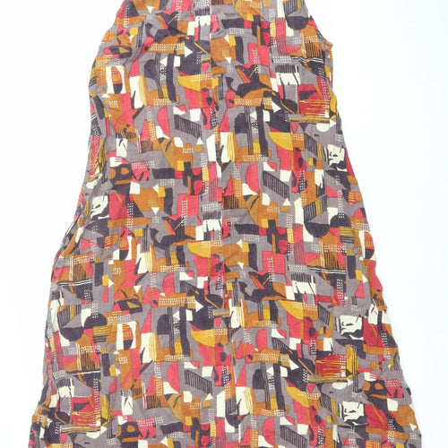 Nomads Women’s Multicoloured Geometric Cotton A-Line Dress Size 12