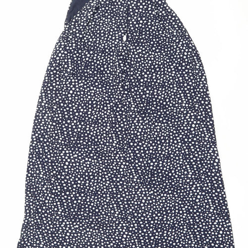 Red Herring Women’s Blue Polka Dot Halter A-Line Dress Size 12