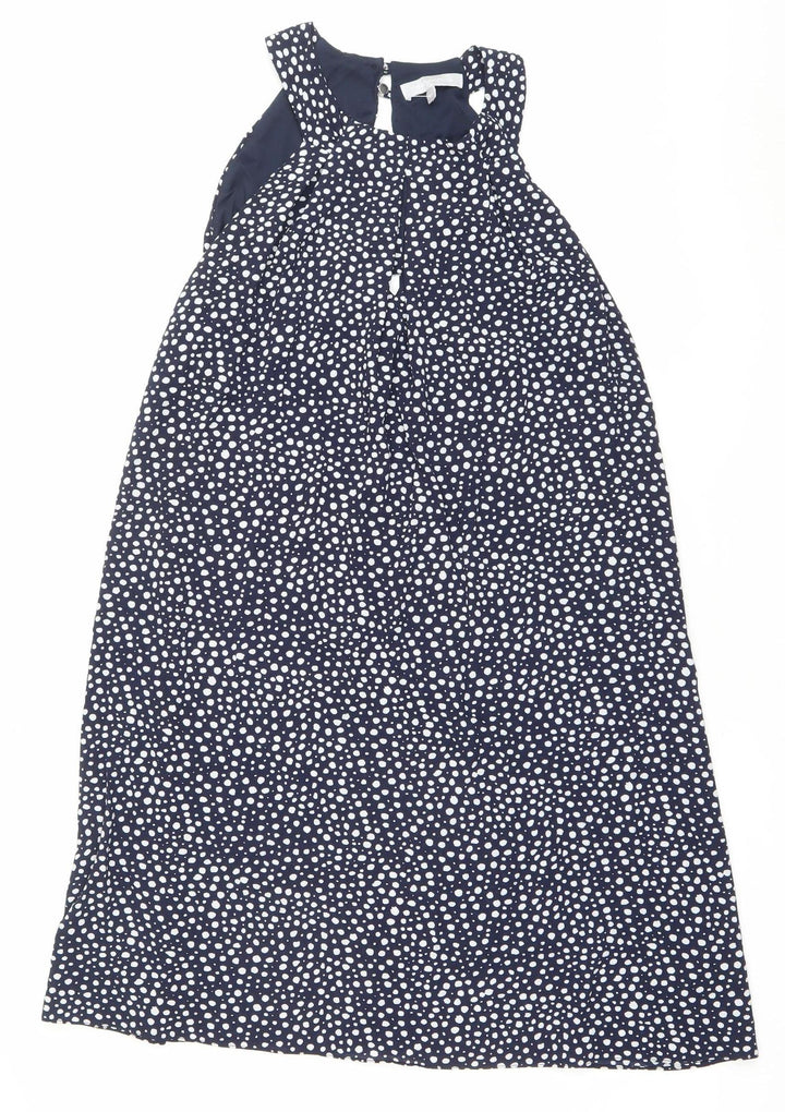 Red Herring Women’s Blue Polka Dot Halter A-Line Dress Size 12