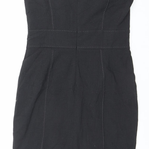 Marks and Spencer Women Black Sheath Work Dress Size 12