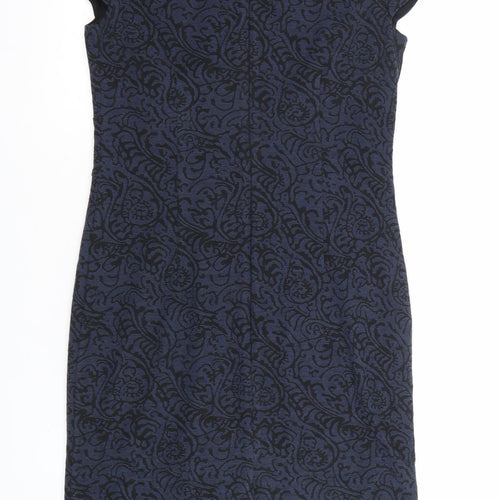 Marks and Spencer Per Una Women’s Blue Paisley Sheath Dress Size 12