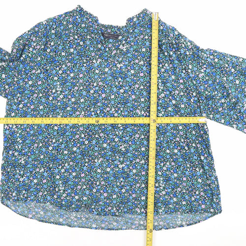Marks and Spencer Womens Multicoloured Floral Blouse Size 12