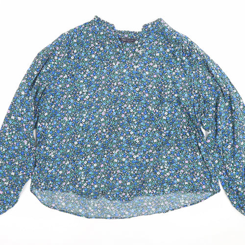 Marks and Spencer Womens Multicoloured Floral Blouse Size 12