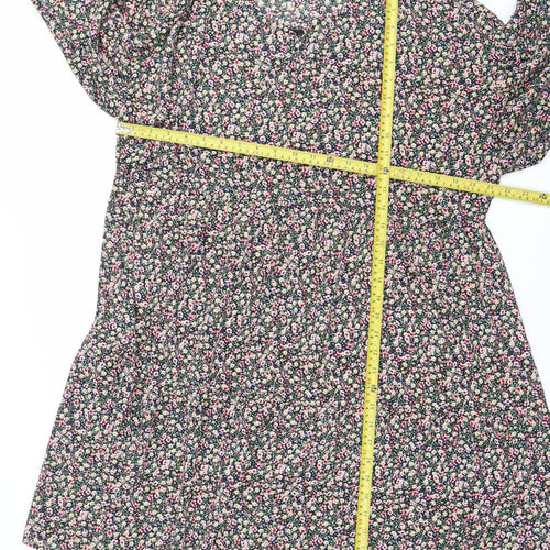Vero Moda Womens Multicoloured Floral Smock Dress Size 14