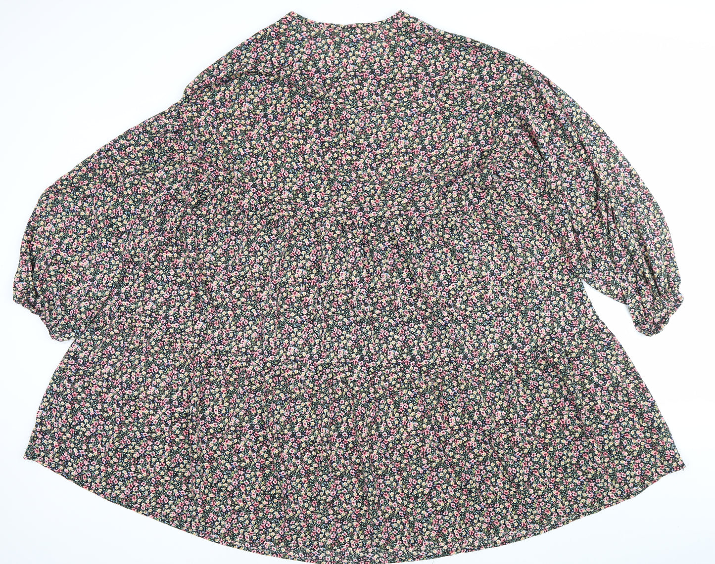 Vero Moda Womens Multicoloured Floral Smock Dress Size 14